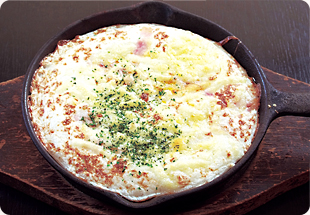 山芋の鉄板チーズ焼き