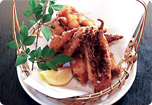 イカゲソ醤油揚げ