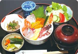 北海丼定食